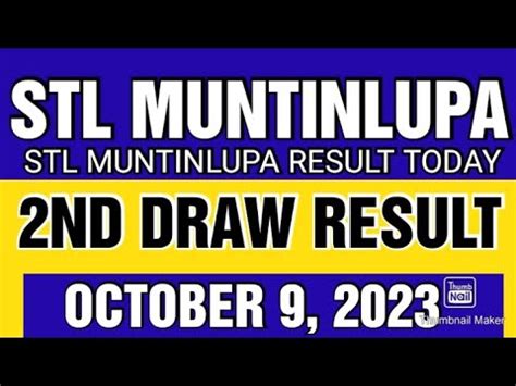 stl muntinlupa result today